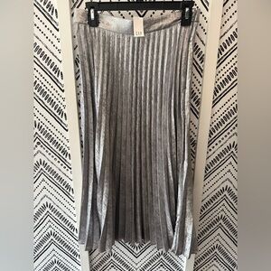 GAP Silver Maxi Skirt